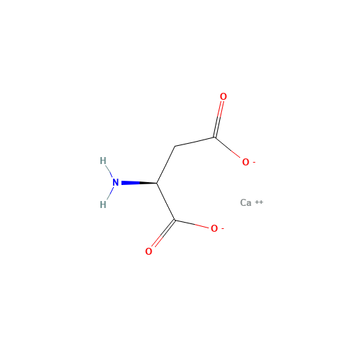 ASPARTATE CALCIUM (CAS: 10389-09-0) - Chemical Structure and Molecular Formula 