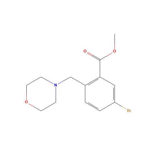 methyl 5-bromo-2-(morpholinomethyl)benzoate (CAS: 1131587-90-0) - Related Chemical Product