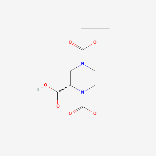 (S)-1,4-N-Diboc-2-piperazine-2-carboxylic acid (CAS: 788799-69-9) - Related Chemical Product