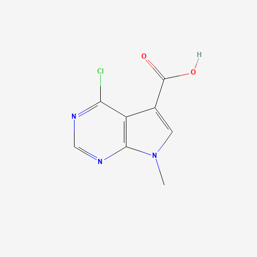 4-Chloro-7-methyl-7H-pyrrolo[2,3-d]pyrimidine-5-carboxylic acid (CAS: 1069473-61-5) - Related Chemical Product