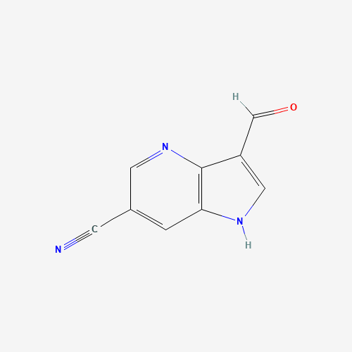 3-formyl-1H-pyrrolo[3,2-b]pyridine-6-carbonitrile (CAS: 1190319-79-9) - Related Chemical Product