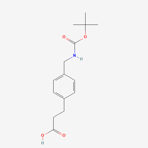 3-(4-((Tert-butoxycarbonylamino)methyl)phenyl)propanoic acid (CAS: 132691-45-3) - Related Chemical Product