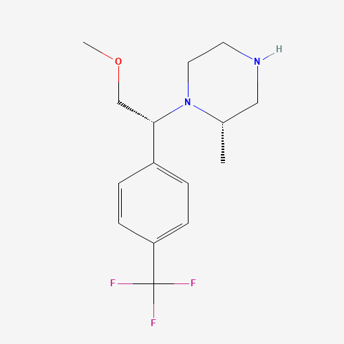 (S)-1-((R)-2-methoxy-1-(4-(trifluoromethyl)phenyl)ethyl)-2-methylpiperazine (CAS: 612494-07-2) - Related Chemical Product