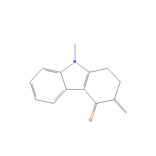 1,2,3,9-TETRAHYDRO-9-METHTYL-3-METHYLENE-4H-CARBAZOL-4-ONE (CAS: 99614-64-9) - Related Chemical Product