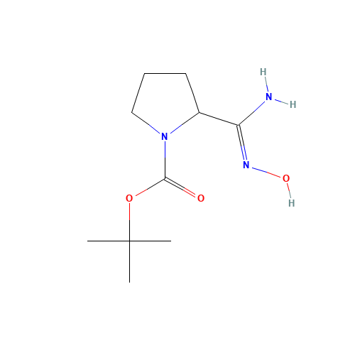 1-Boc-2-(N-hydroxycarbamimidoyl)pyrrolidine (CAS: 500024-95-3) - Related Chemical Product