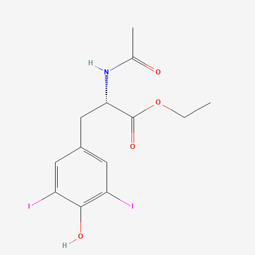 N-Acetyl-3,5-diiodo-L-tyrosine ethyl ester (CAS: 21959-36-4) - Related Chemical Product