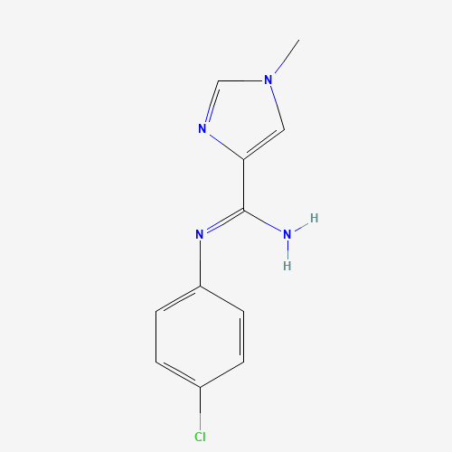 N-(4-Chlorophenyl)1-methyl-1H-imidazole-4-carboximidamide (CAS: 959604-71-8) - Related Chemical Product