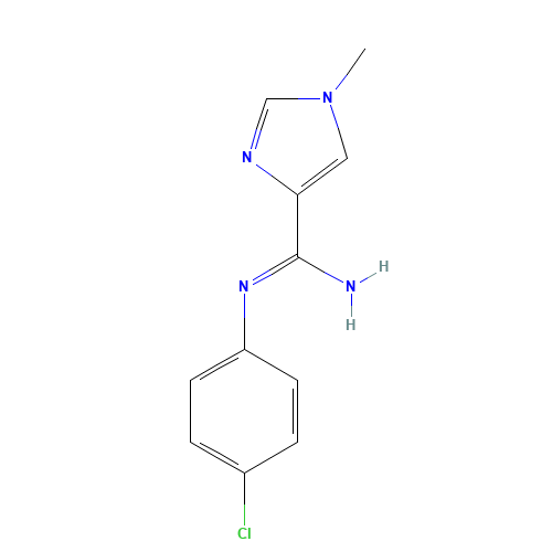 N-(4-Chlorophenyl)1-methyl-1H-imidazole-4-carboximidamide (CAS: 959604-71-8) - Related Chemical Product
