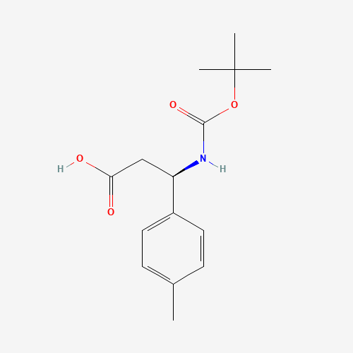 Boc-(R)-3-Amino-3-(4-methylphenyl)propionic acid (CAS: 479064-97-6) - Related Chemical Product