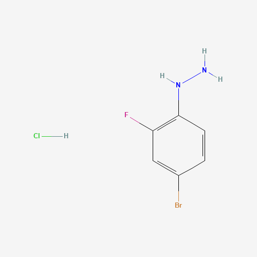 (5-BROMO-2-FLUORO-PHENYL)-HYDRAZINE HYDROCHLORIDE (CAS: 502496-24-4) - Related Chemical Product