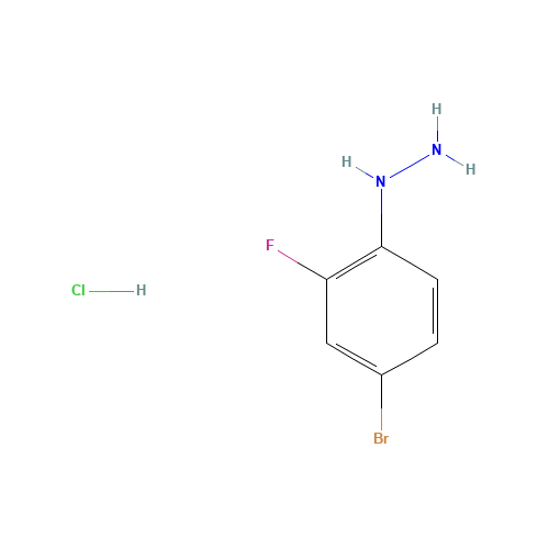 (5-BROMO-2-FLUORO-PHENYL)-HYDRAZINE HYDROCHLORIDE (CAS: 502496-24-4) - Related Chemical Product