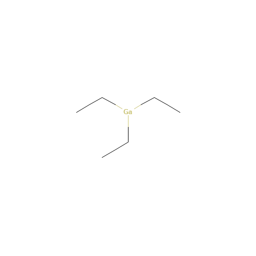 TRIETHYLGALLIUM (CAS: 1115-99-7) - Chemical Structure and Molecular Formula 