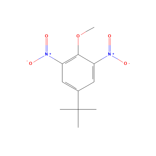 4-TERT-BUTYL-2 6-DINITROANISOLE  98 (CAS: 77055-30-2) - Chemical Structure and Molecular Formula 