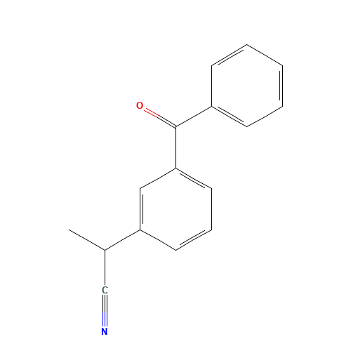 2-(3-Benzoylphenyl)propionitrile (CAS: 42872-30-0) - Related Chemical Product