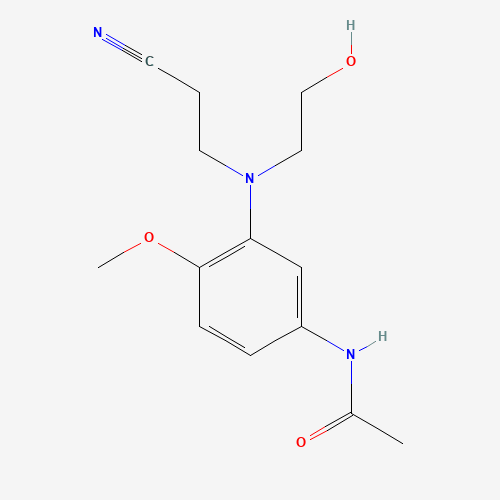 N-[3-[(2-Cyanoethyl)(2-hydroxyethyl)amino]-4-methoxyphenyl]acetamide (CAS: 22588-78-9) - Related Chemical Product