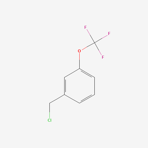 3-(TRIFLUOROMETHOXY)BENZYL CHLORIDE (CAS: 89807-43-2) - Chemical Structure and Molecular Formula 