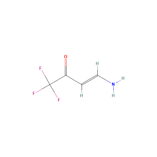 4-Amino-1,1,1-trifluoro-3-buten-2-one (CAS: 184848-89-3) - Chemical Structure and Molecular Formula 