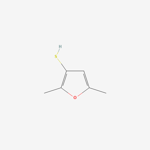 2,5-Dimethylfuran-3-thiol (CAS: 55764-23-3) - Chemical Structure and Molecular Formula 