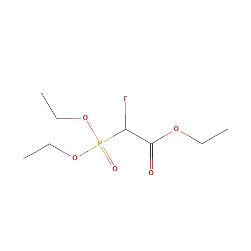 Triethyl 2-fluoro-2-phosphonoacetate (CAS: 2356-16-3) - Chemical Structure and Molecular Formula 