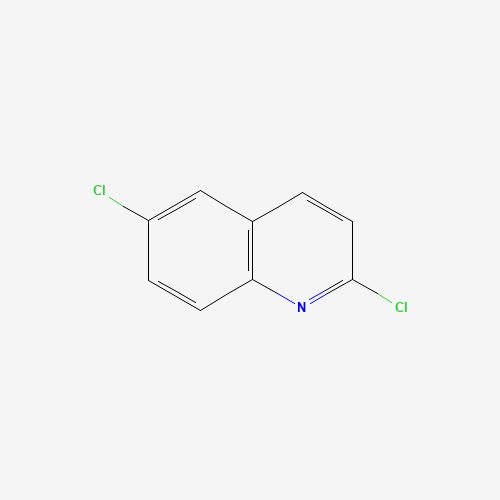 2,6-Dichloro-quinoline (CAS: 1810-72-6) - Chemical Structure and Molecular Formula 