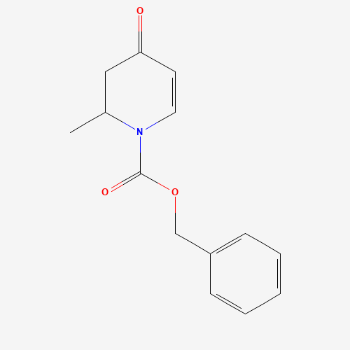 benzyl 3,4-dihydro-2-methyl-4-oxopyridine-1(2H)-carboxylate (CAS: 190906-91-3) - Chemical Structure and Molecular Formula 