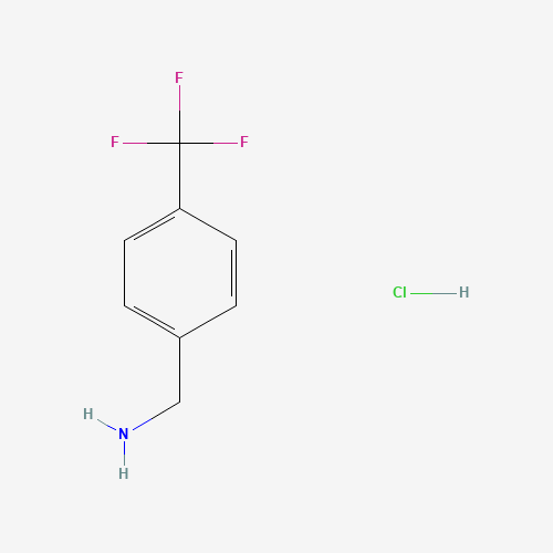 4-(TRIFLUOROMETHYL)BENZYLAMINE (CAS: 3047-99-2) - Chemical Structure and Molecular Formula 
