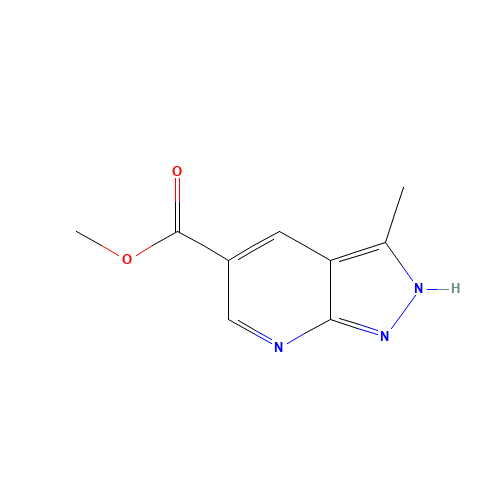 methyl 3-methyl-1H-pyrazolo[3,4-b]pyridine-5-carboxylate (CAS: 1150618-05-5) - Related Chemical Product