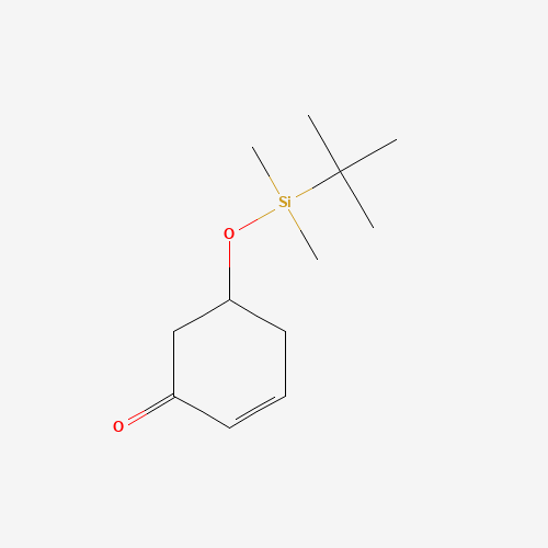 (5R)-5-[[(1,1-Dimethylethyl)dimethylsily]oxy]-2-cyclohexen-1-one (CAS: 225793-33-9) - Related Chemical Product