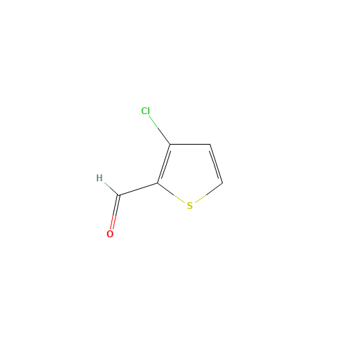 3-CHLOROTHIOPHENE-2-CARBALDEHYDE (CAS: 67482-48-8) - Chemical Structure and Molecular Formula 
