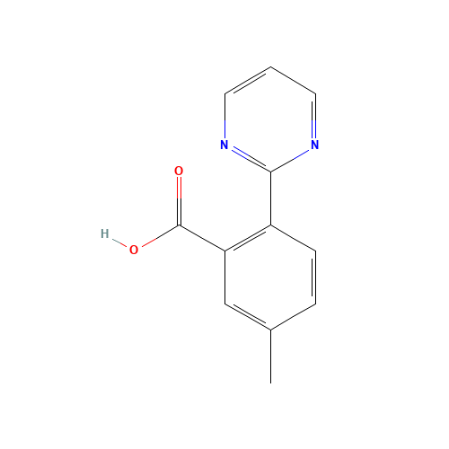 5-methyl-2-(pyrimidin-2-yl)benzoic acid (CAS: 1088994-22-2) - Related Chemical Product