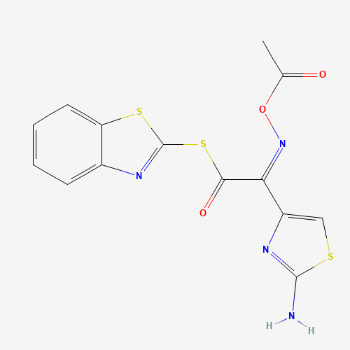 S-2-BENZOTHIAZOLYL (Z)-2-(5-AMINO-1,2,4-THIADIAZOL-3-YL)-2-METHOXYIMINO THIOACETATE (CAS: 104797-47-9) - Related Chemical Product