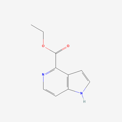 ethyl 1H-pyrrolo[3,2-c]pyridine-4-carboxylate (CAS: 1167056-36-1) - Chemical Structure and Molecular Formula 