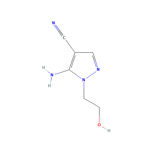 5-AMINO-4-CYANO-1-(2-HYDROXYETHYL)PYRAZOLE (CAS: 5346-53-2) - Related Chemical Product