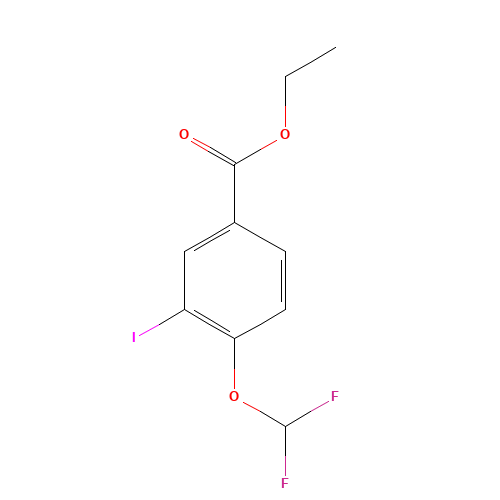 ethyl 4-(difluoromethoxy)-3-iodobenzoate (CAS: 1131614-53-3) - Related Chemical Product