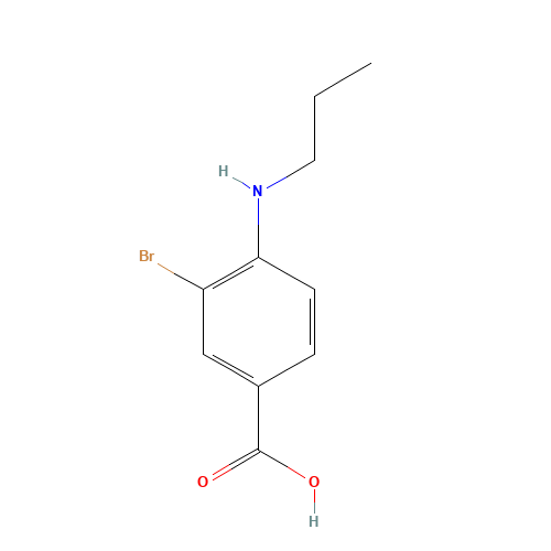 3-bromo-4-(propylamino)benzoic acid (CAS: 855592-12-0) - Related Chemical Product