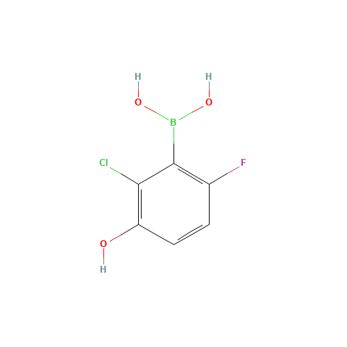 2-Chloro-6-fluoro-3-hydroxyphenylboronic acid (CAS: 957121-07-2) - Related Chemical Product