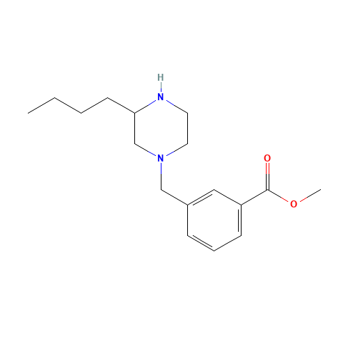 methyl 3-((3-butylpiperazin-1-yl)methyl) benzoate (CAS: 1131622-74-6) - Related Chemical Product