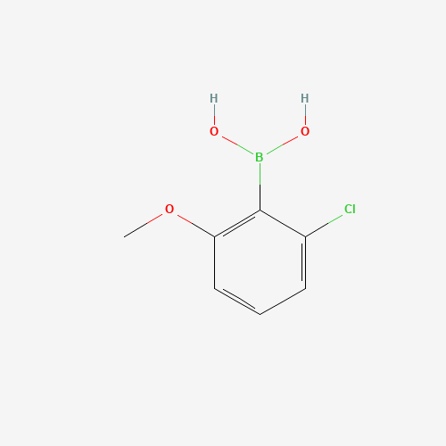 2-CHLORO-6-METHOXYPHENYLBORONIC ACID (CAS: 385370-80-9) - Related Chemical Product
