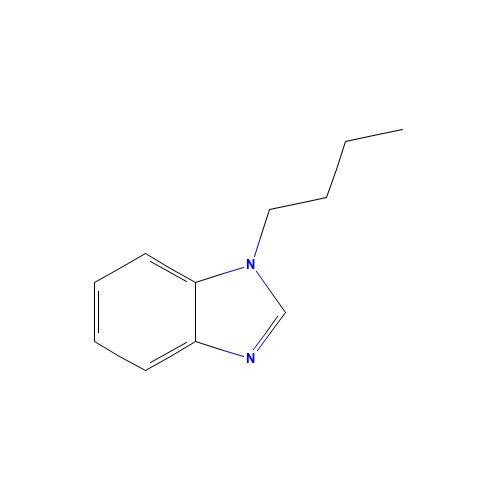 1H-Benzimidazole,1-butyl-(9CI) (CAS: 4886-30-0) - Chemical Structure and Molecular Formula 