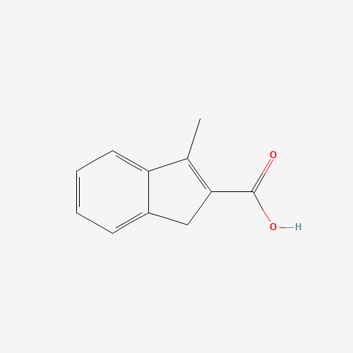 3-METHYLINDENE-2-CARBOXYLIC ACID (CAS: 34225-81-5) - Chemical Structure and Molecular Formula 