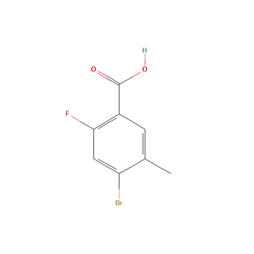 4-BROMO-2-FLUORO-5-METHYLBENZOIC ACID (CAS: 415965-24-1) - Related Chemical Product