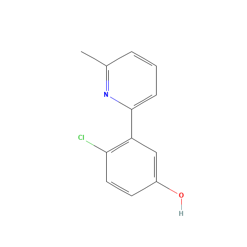 4-chloro-3-(6-methylpyridin-2-yl)phenol (CAS: 1150618-03-3) - Related Chemical Product