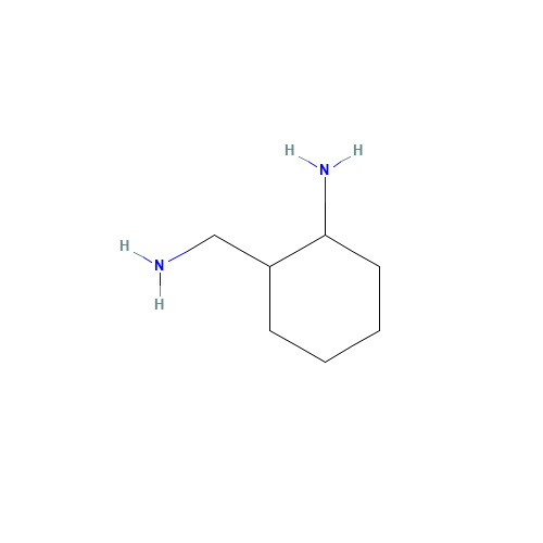 2-(Aminomethyl)cyclohexanamine (CAS: 40015-92-7) - Chemical Structure and Molecular Formula 