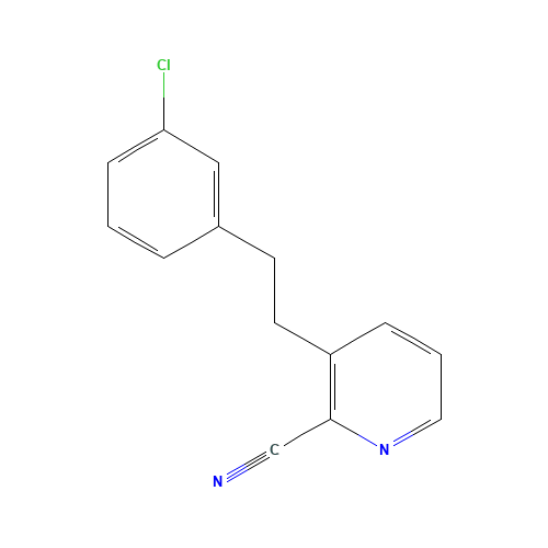 3-[2-(3-Chlorophenyl)ethyl]-2-pyridinecarbonitrile (CAS: 31255-57-9) - Related Chemical Product