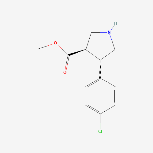 Trans-methyl 4-(4-chlorophenyl)pyrrolidine-3-carboxylate (CAS: 813425-70-6) - Related Chemical Product