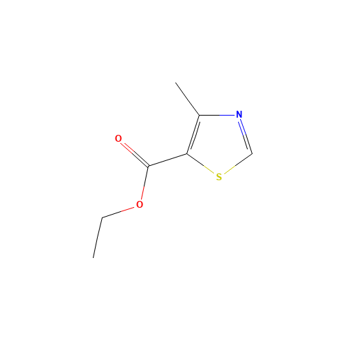 Ethyl 4-methyl-5-thiazoleactate (CAS: 20582-55-2) - Chemical Structure and Molecular Formula 