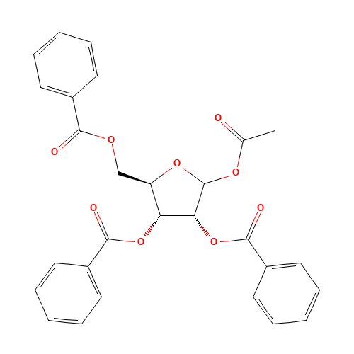 1-O-ACETYL-2,3,5-TRI-O-BENZOYL-D-RIBOFURANOSE (CAS: 14215-97-5) - Related Chemical Product