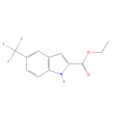 5-(TRIFLUOROMETHYL)INDOLE-2-CARBOXYLIC ACID ETHYL ESTER (CAS: 201929-84-2) - Related Chemical Product