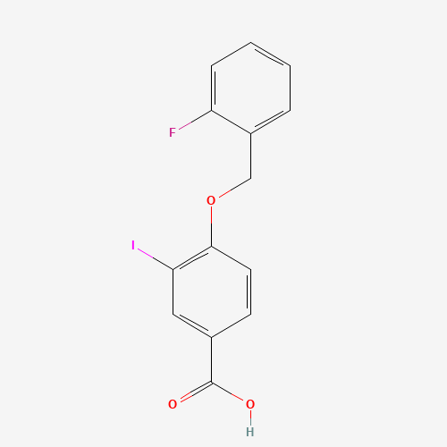 4-(2-fluorobenzyloxy)-3-iodobenzoic acid (CAS: 1131614-94-2) - Related Chemical Product