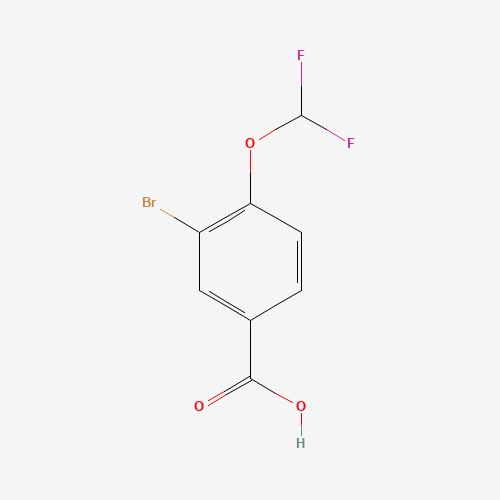 3-bromo-4-(difluoromethoxy)benzoic acid (CAS: 1131615-10-5) - Related Chemical Product